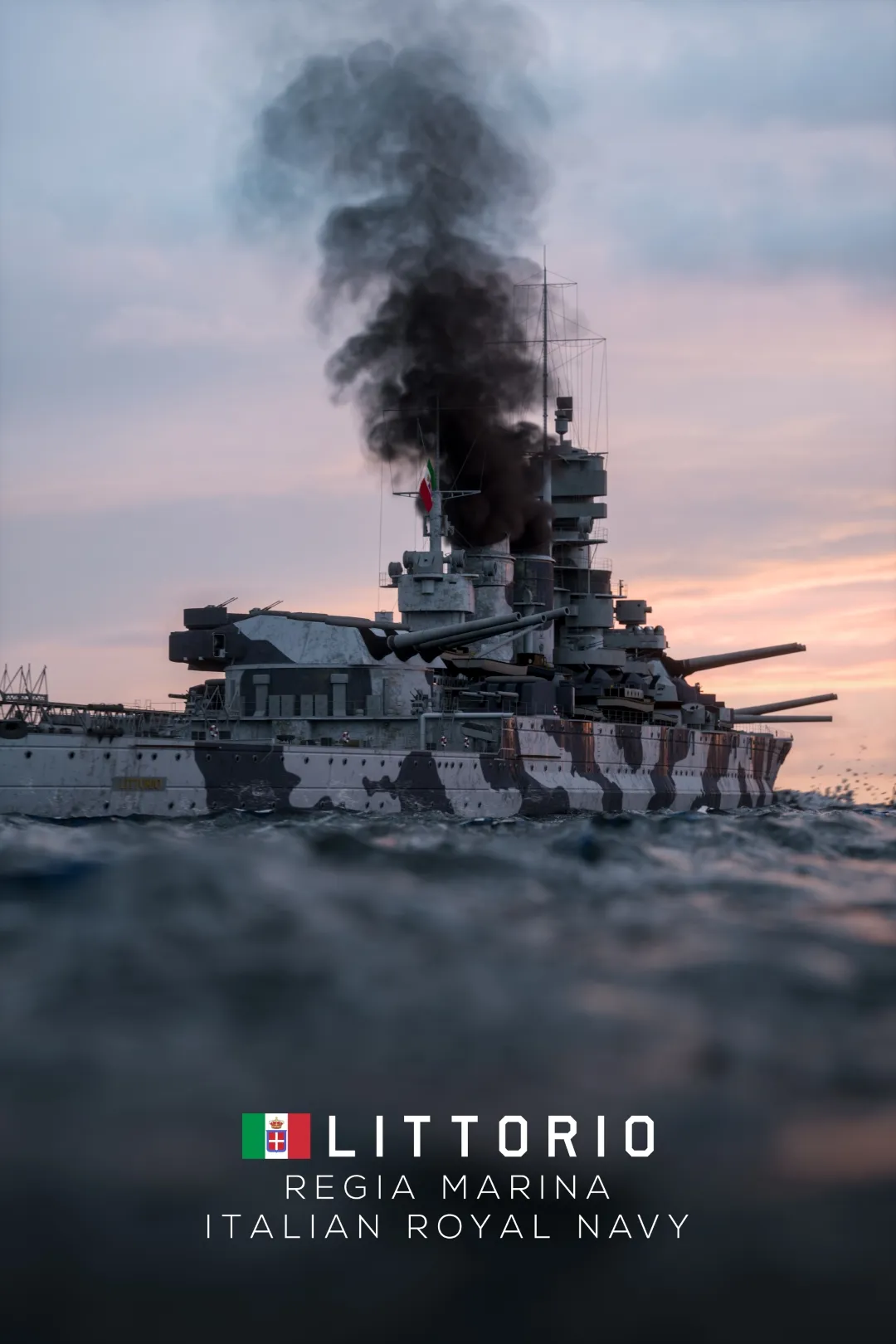 Italian Battleship Littorio