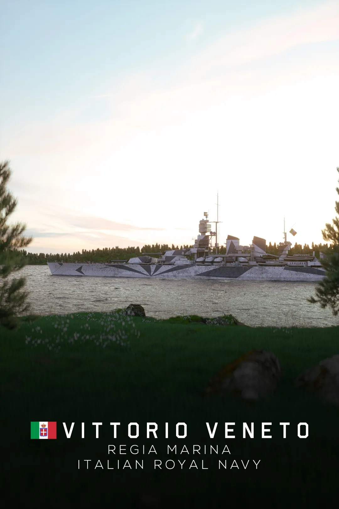 Italian Battleship Vittorio Veneto